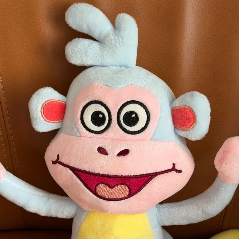 Dora The Explorer Boots Monkey Plush 16” Colorful Stuffed Animal Toy